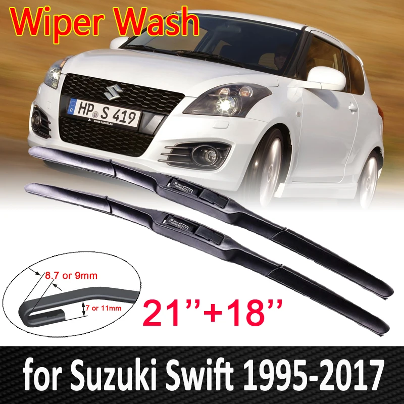 

Car Wiper Blades for Suzuki Swift 1995-2017 Front Windscreen Wipers Car Accessories 1996 1997 2000 2001 2010 2011 2014 2015 2016