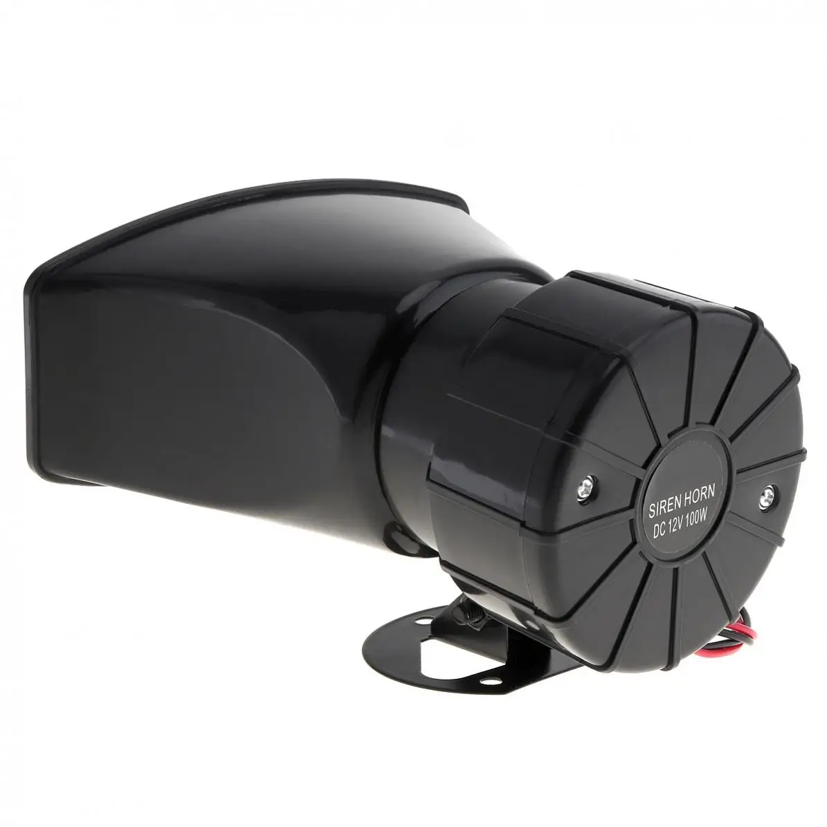 

12V 100W 7 Sounds Loud Car Warning Alarm Police Fire Siren Horn Speaker with Remote Controller
