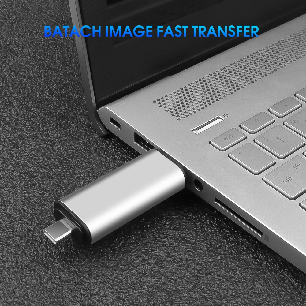 USB устройство для чтения TF карт 5 в 1 адаптер Type C OTG портативный с разъемом мама