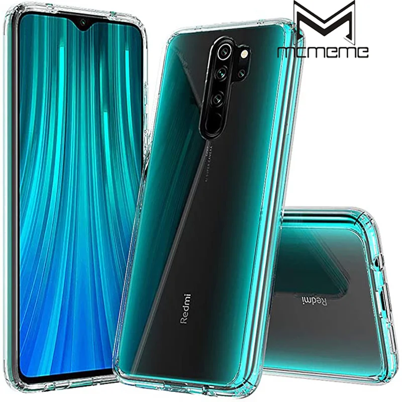 Чехол для Xiaomi Mi Redmi Note 9 8 Pro Max Прозрачный чехол телефона Ультратонкий мягкий