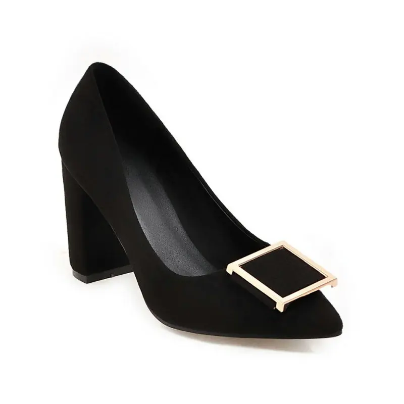 Женские офисные туфли лодочки ZawsThia желтые красные модельные на высоком блочном