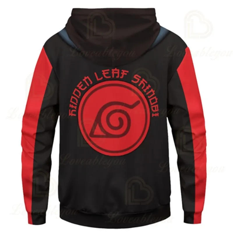 

Anime Naruto New Cosplay Hoodies Streetwear Couple Winter Coat Fashion Sasuke Japan Hoodie Sweatshirt Unisex Men Womens