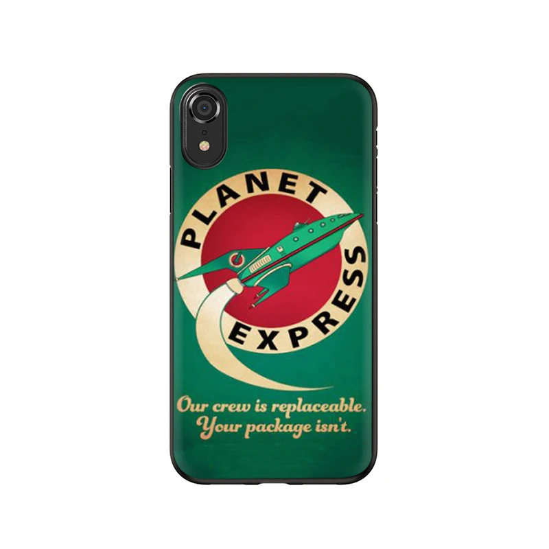B6 EWAU Futurama принт «Planet Express» силиконовый чехол для телефона iPhone 5 5S SE 6 6s 7 8 Plus X XR XS 11 Pro Max - Цвет: B6