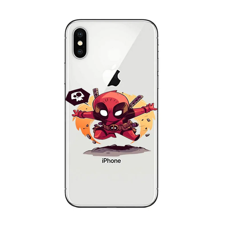 Marvel Star Wars Laufman бисер для украшения iPhone 5 5S SE 6 6S 7 8 Plus X XR XS Чехлы мультипликационный