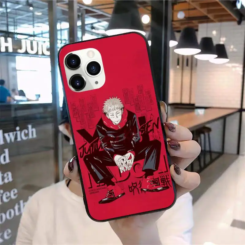 

Jujutsu Kaisen Anime Phone Case for iPhone 11 12 mini pro XS MAX 8 7 6 6S Plus X 5S SE 2020 XR