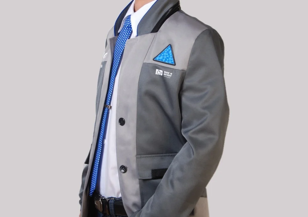 Детройт стать человеком Косплей костюмы Коннор костюм Хэллоуин Вечеринка |