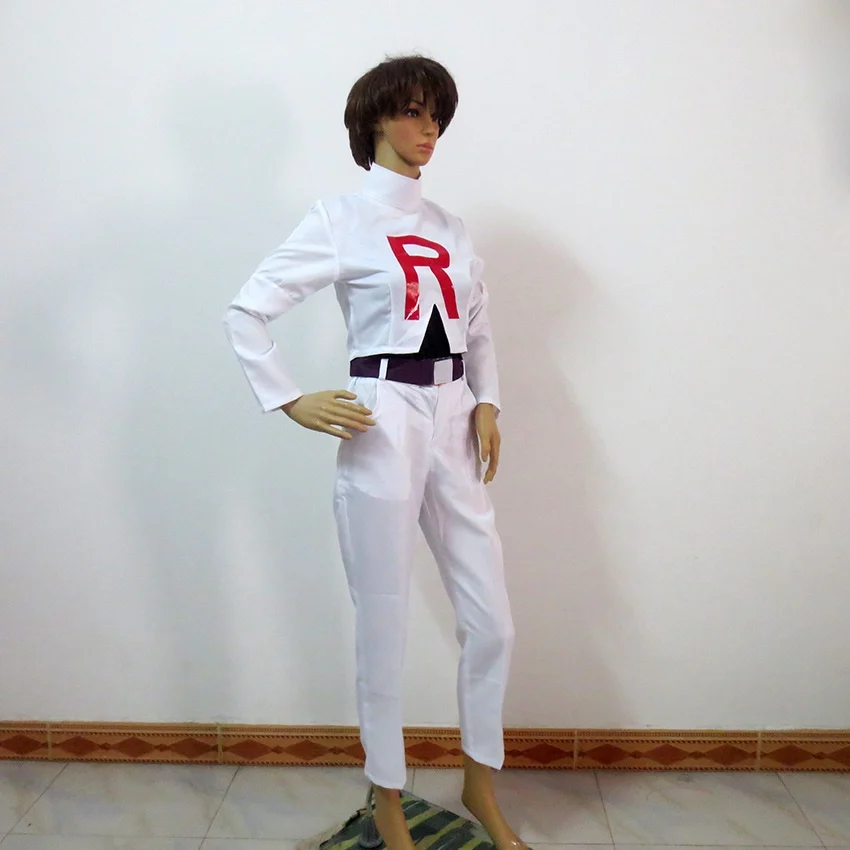 Аниме Команда Ракета Джеймс Косплей Костюм для Хэллоуина на заказ любой размер