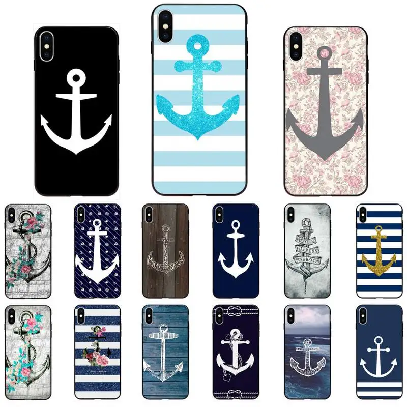 Костюм с принтом из якорей кораблей и голубых сердец цветочным в полоску