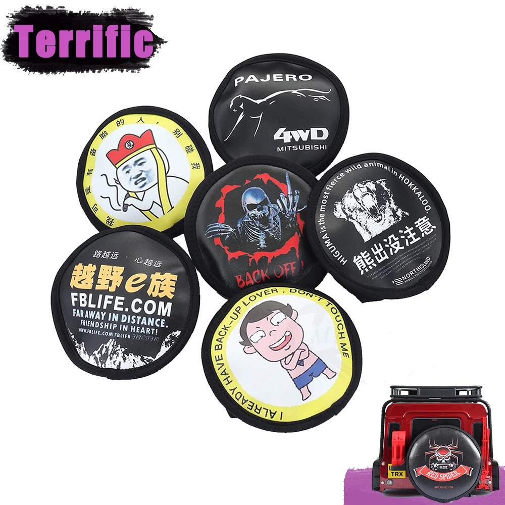 

Кожаный чехол для запасной шины 1/10, подходит для колес 1,9 дюйма 110-120 мм для радиоуправляемых гусеничных автомобилей Axial SCX10, каприа Traxxas, TRX4, TRX6...