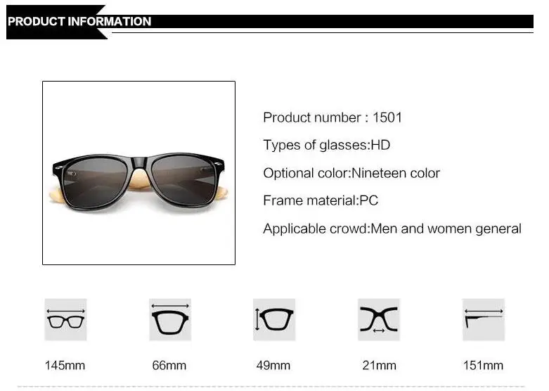 Мужские и женские бамбуковые солнцезащитные очки 20 шт./компл. с логотипом на