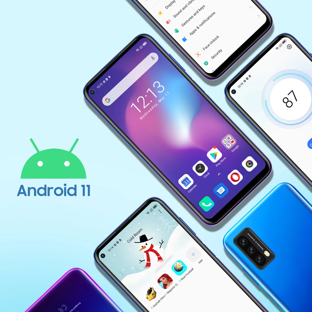 Смартфон Blackview A90 Helio P60 восемь ядер 4 Гб + 64 ГБ 12 МП HDR камера мобильный телефон дюйма