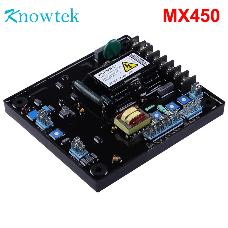 Автоматический регулятор напряжения AVR MX450 для бесщеточного генератора |