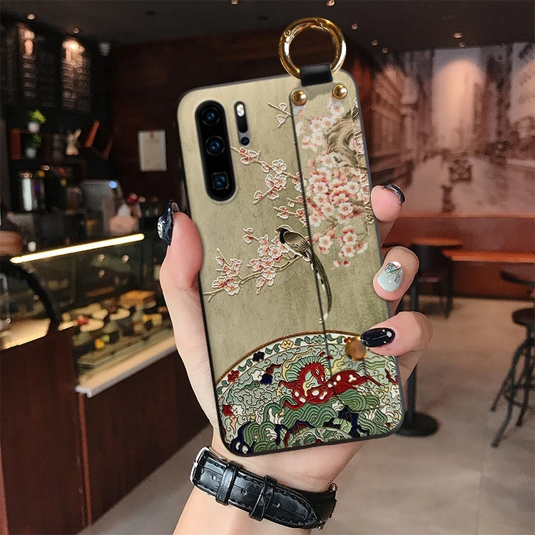Pattern F 3D рельефный чехол для huawei Коврики 30 20 Pro Lite 20X P30 P20 Nova 5T 3e 3i Honor V30 20 9X 8X Max 7X 7C 10 Крышка наручный ремень Funda - Цвет: Pattern F