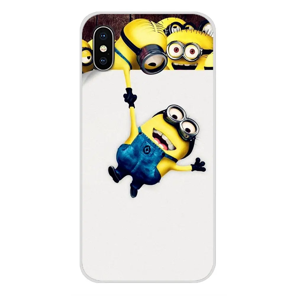 images 8 Для huawei G7 G8 P7 P8 P9 P10 P20 P30 Lite Mini Pro P Smart плюс прозрачная задняя крышка из ТПУ чехла Gru футболка с миньонами для детей; D меня - Цвет: images 8