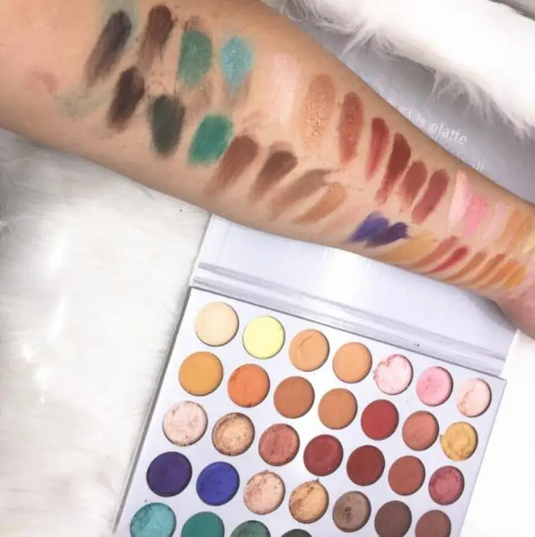 hill Новинка, тени для век James Charles Makeup Artist, 39 цветов, палитра теней для век, натуральный стойкий блеск, сияющая косметика для красоты - Цвет: hill