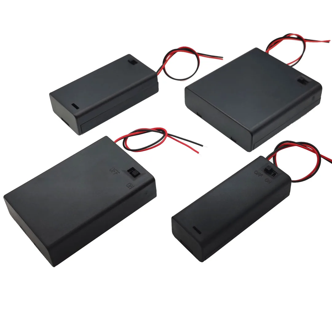 1/2/3/4 слот AA чехол для батареи 1 5 V/3V/4 V/6V держатель Коробка Чехол хранения с