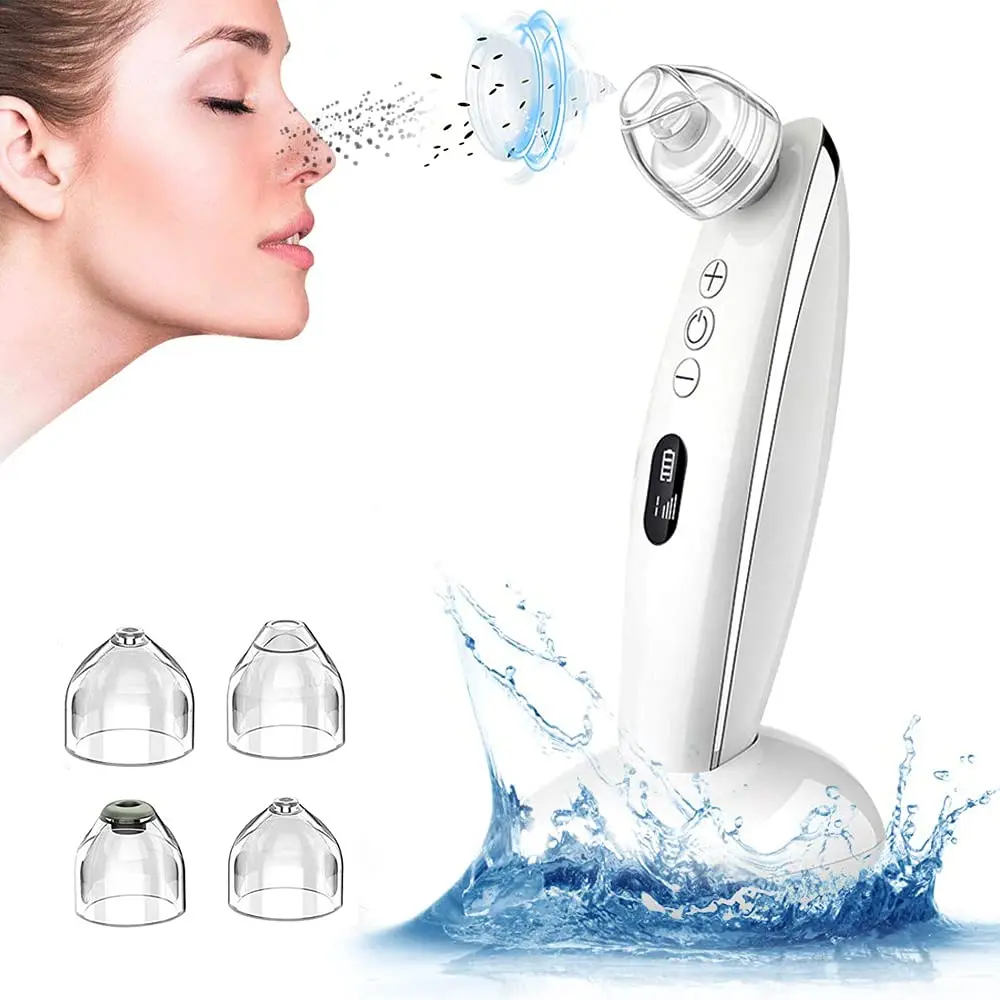 

Newest Blackhead Remover Vacuum,with 4 Different Pore Extractor Suctions, Powerful Acne Comedone Popper Tool Kit,Deep Cleansing