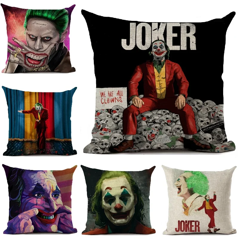 Чехол для подушки Joker наволочки подушек с принтом клоуна декоративные