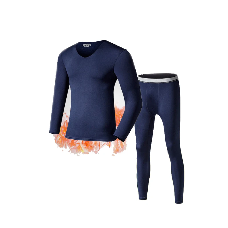 Мужское длинное термобелье модный пояс мужское зимнее теплое одежда майка и