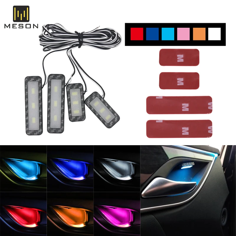 

4 шт., подлокотники для салона автомобиля, с внутренней чашей