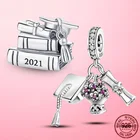 Высококачественные Бусины Серебряного цвета 2022, цвет раньше, подходят для оригинального браслета Pandora с подвесками, ювелирный подарок