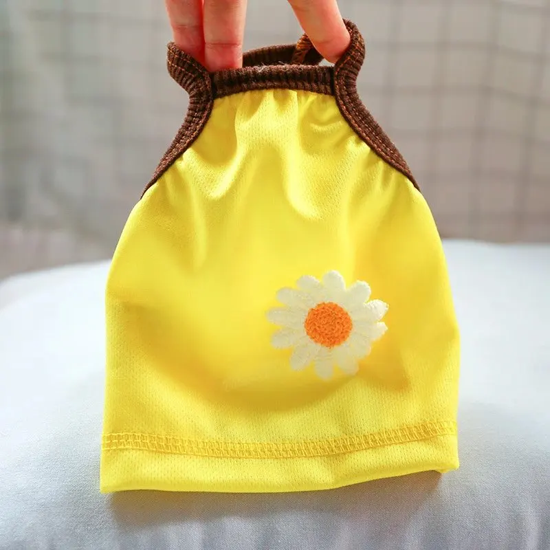 Весенняя Маргаритка слинг крутая рубашка летняя одежда для собак домашних