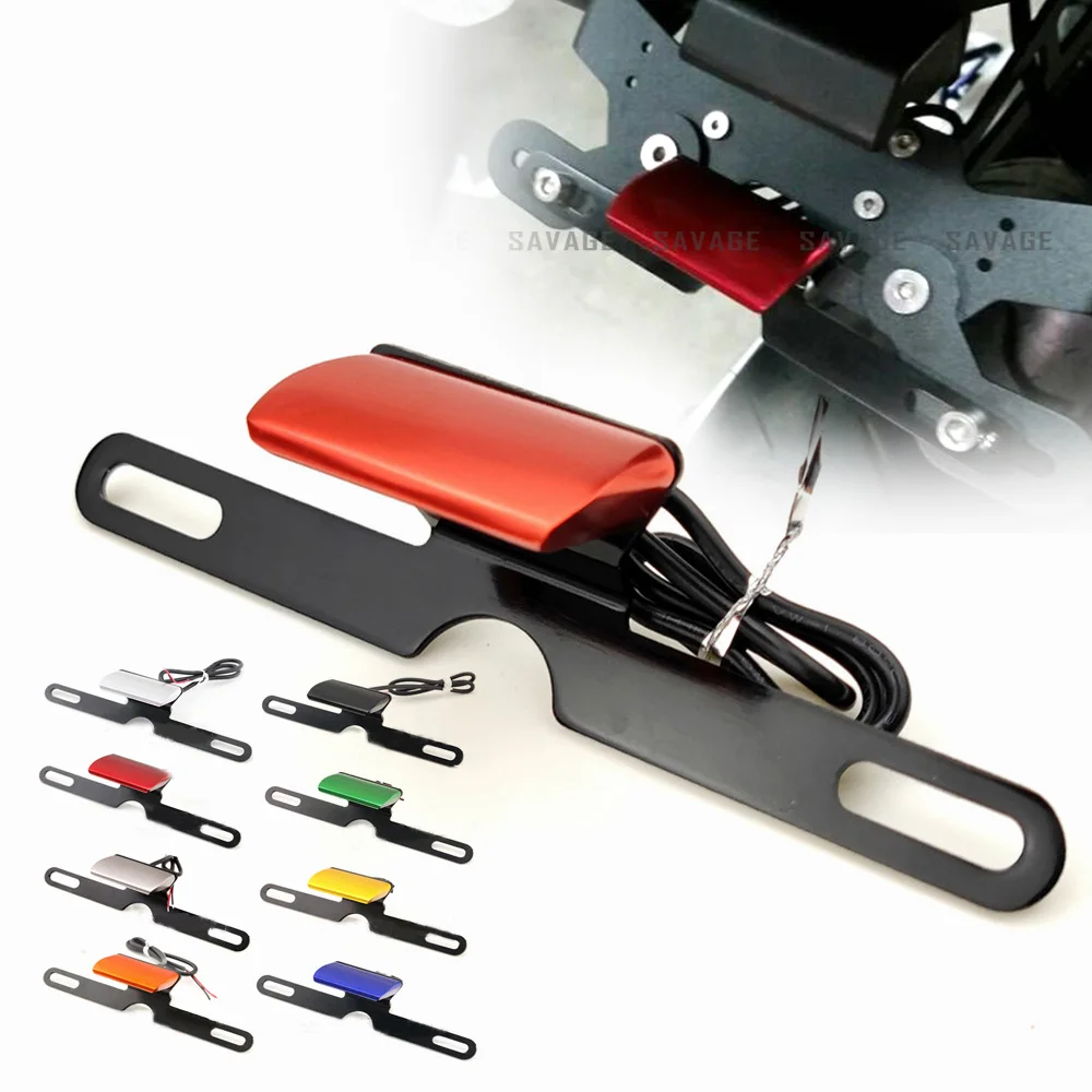 

Универсальные аксессуары для мотоциклов, кронштейн лампы, номерной знак, светильник для KAWASAKI ER6N ER6F EX500R EX250R ZX1100 ZX636 ZX1400