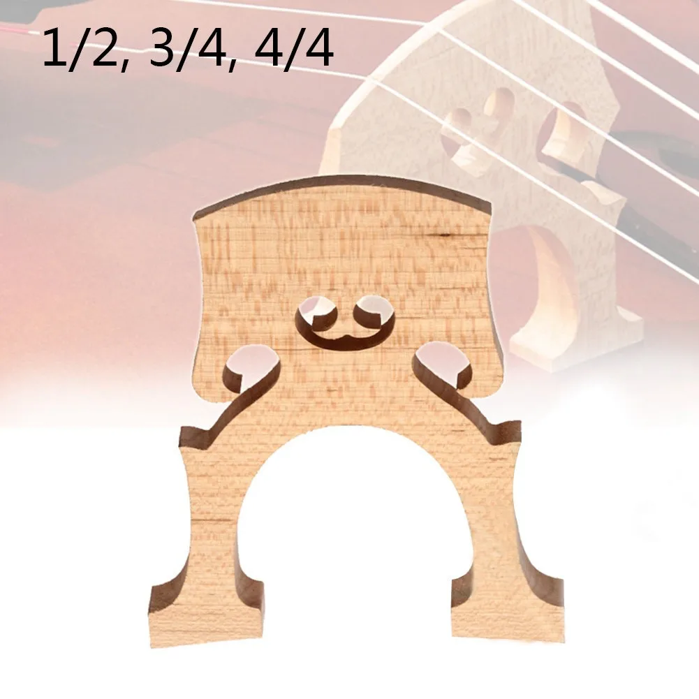 

Kit Cello Bridge Unpolished Fitting Long-lasting Solid Maple 25g/0.9oz