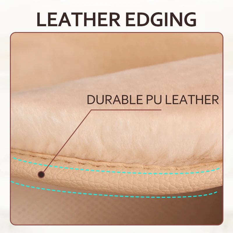 Karcle плюшевый чехол на автомобильное сиденье дышащая подушка противоскользящие