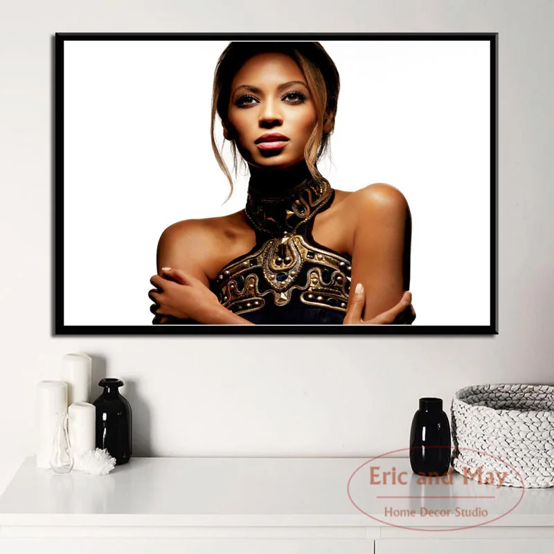 Постеры и принты Beyonce Super Music Singer Star Pop Art Картина на холсте настенные картины для