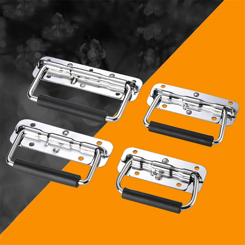 

Фурнитура, пружинная ручка, коробка для инструментов, алюминиевый чехол, подвижная Складная упаковочная коробка, коробка для колец, механич...