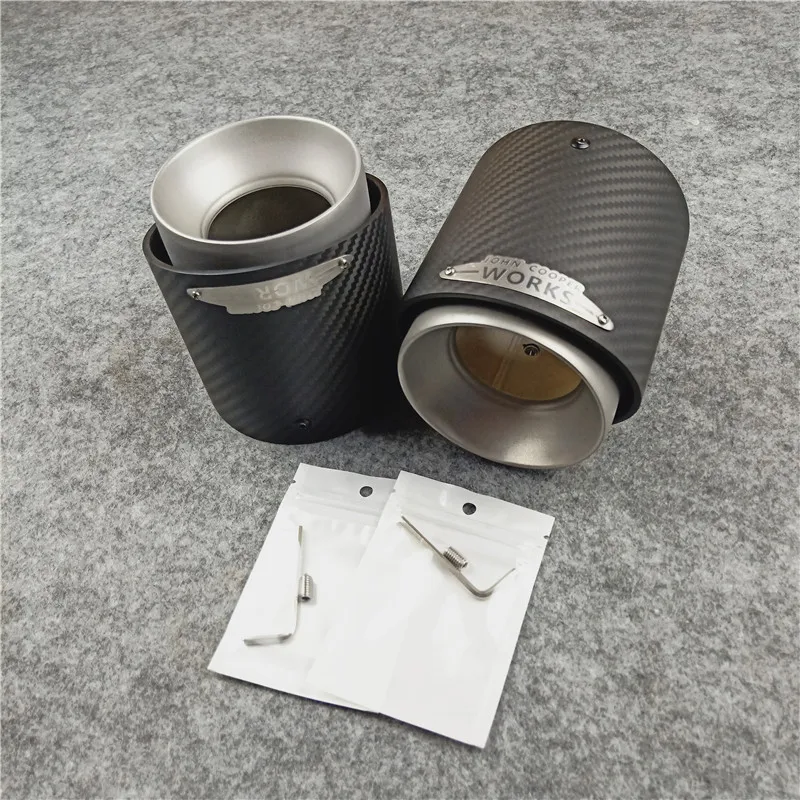 Задний диффузор выхлопная труба для MINI R55 R56 R60 F54 F55 F56 Cooper S матовая нержавеющая