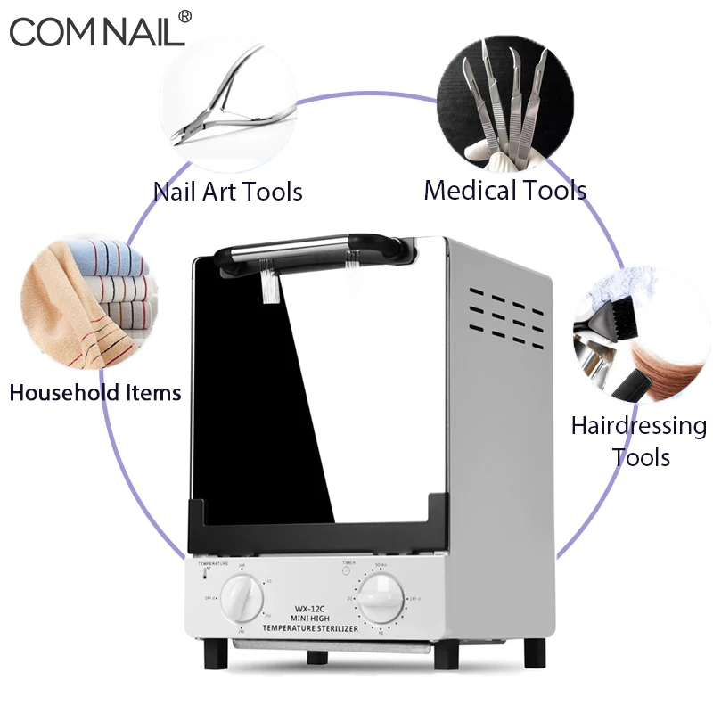 

Nail Salon Sterilizer High temperature Disinfection Cabinet For Hairdressing, Tattoo, Manicure Tool in Beauty Spa Manicure Sets