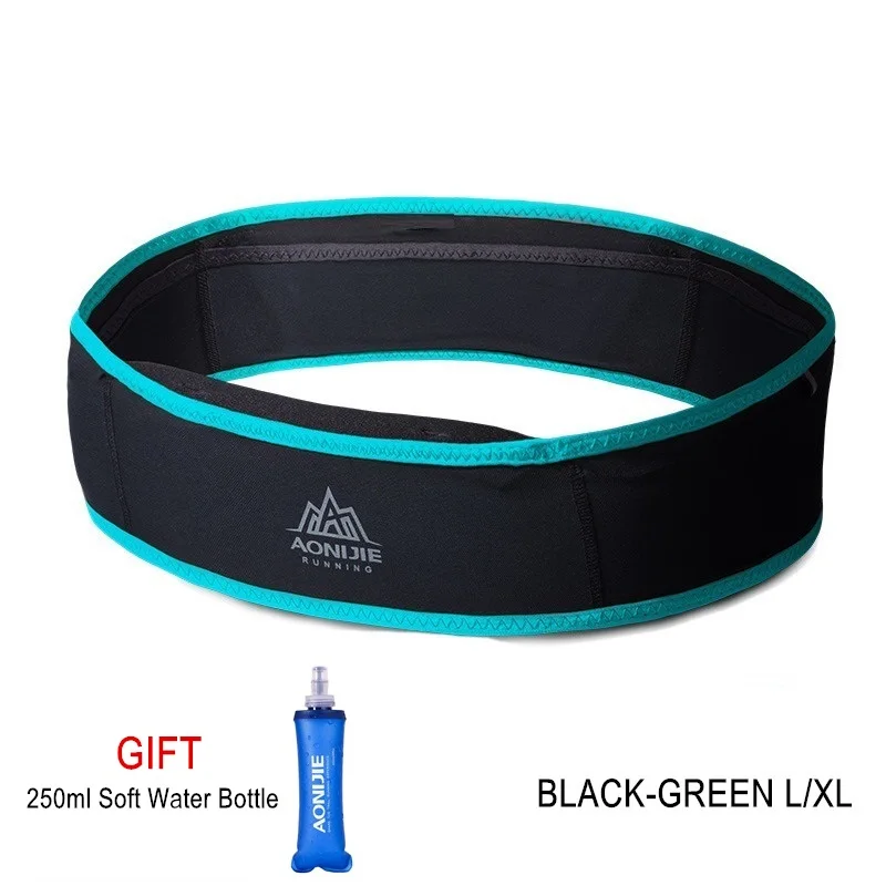 Black-Green LXL old AONIJIE W938, тонкая сумка для бега, бега, поясная сумка, сумка для путешествий, денежная тропа, марафон, для спортзала, тренировки, фитнеса, 6,9 дюймов, держатель для мобильного телефона - Цвет: Black-Green LXL old