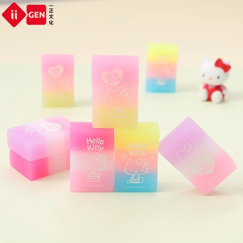 

2021 New Kawaii Eraser KT Transparent Jelly Creative Cartoon Cute Soft and Easy To Wipe Student Exam Essential School Supplies