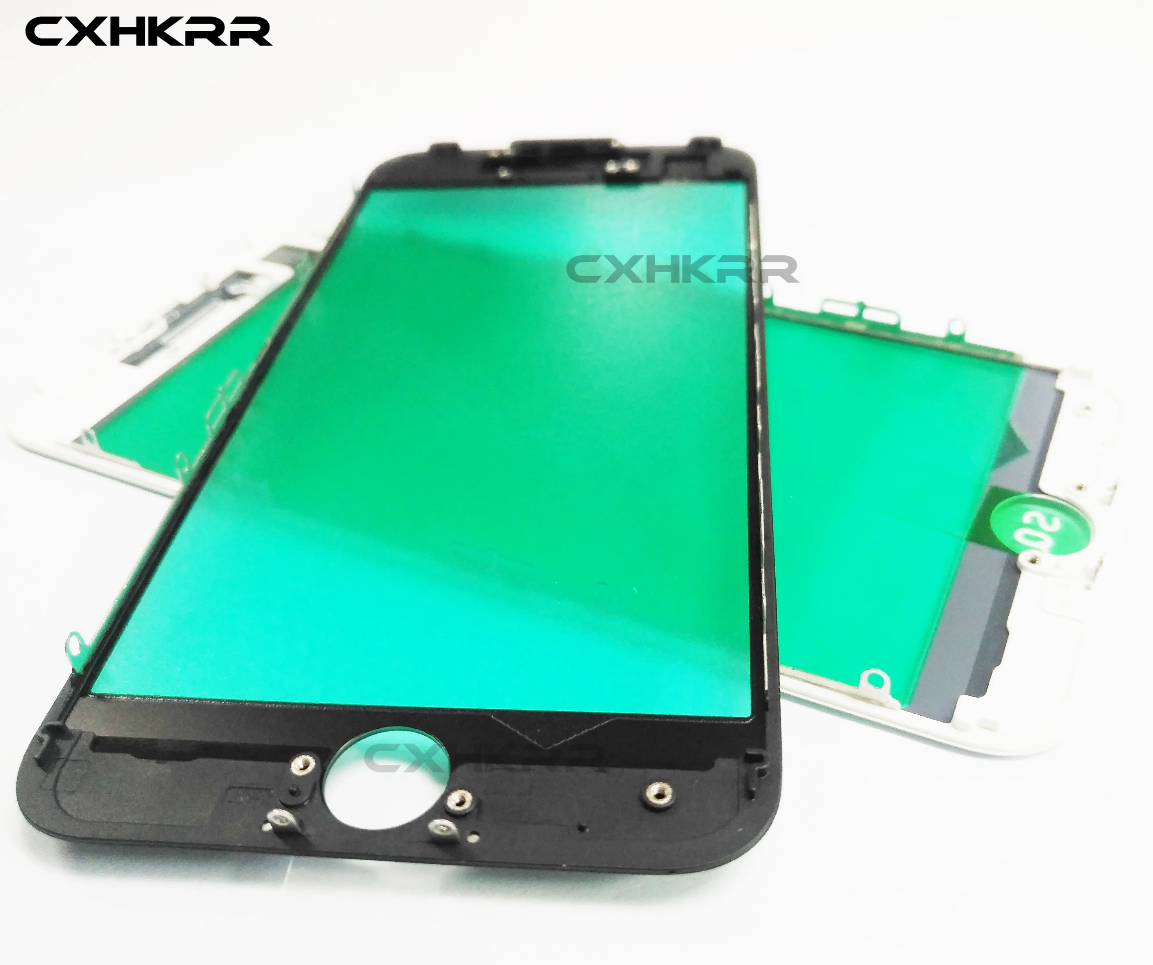 

For iPhone 7 8G 7 Plus 8Plus 100% AAA New Touch Panel Front Outer Screen Glass Lens With Frame Bezel Repair parts