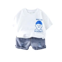 summer baby cartoon clothes children boys casual t shirt shorts 2pcssets kids infant fashion clothing toddler girls tracksuits
