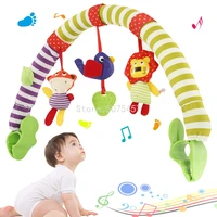 baby musical mobile toys for bedcribstroller plush baby rattles toys for baby toys 0 12 months infantnewborn educational toys