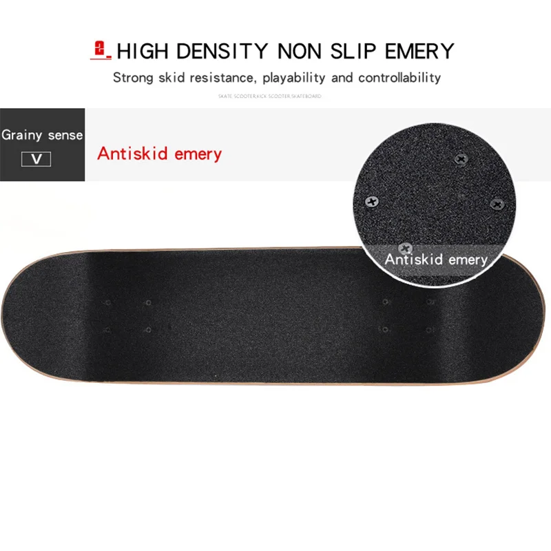 Скейтборд четырехколесный Доска ребенок скутер Лонгборд шкив колеса двойной