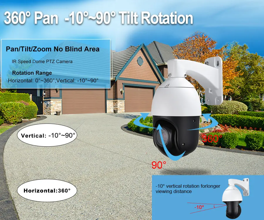 CCTV наружная " Мини 2MP PTZ камера AHD 1080P 960P скорость купольная камера 30X зум Автофокус IR 100 м коаксиальный PTZ контроль