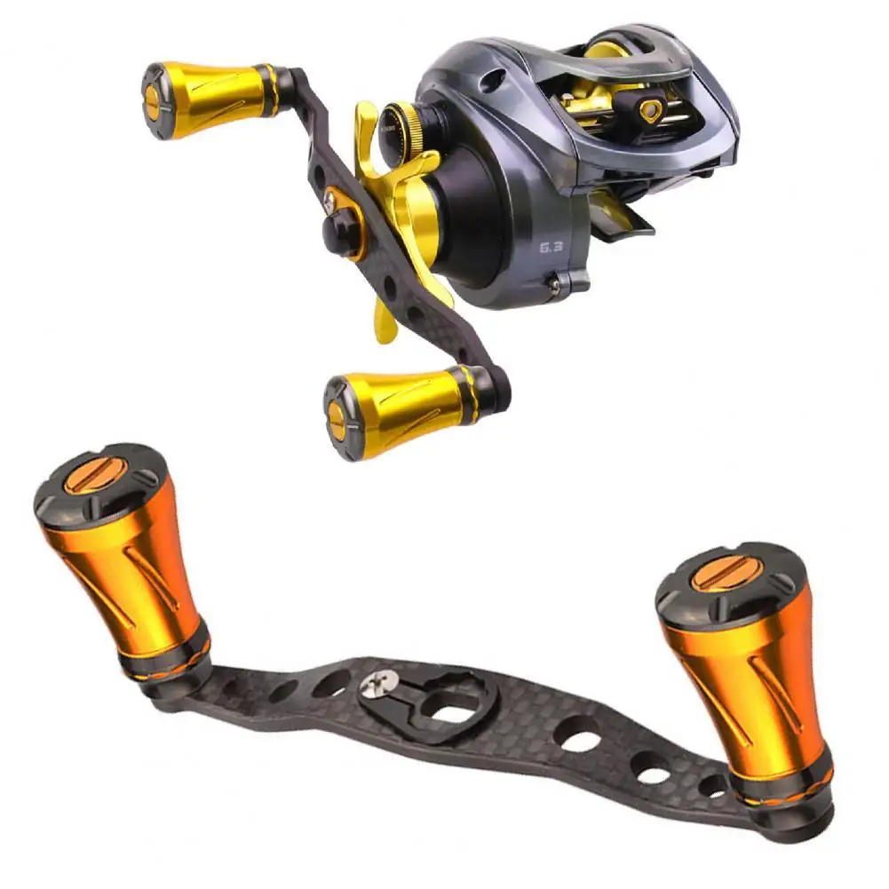 

Outdoor Fishing Carbon Fiber Bait Casting Reel Rocker Arm Fish Wheel Handle