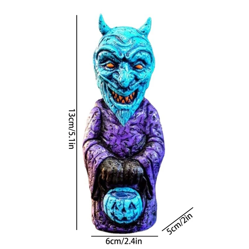 

Голова черепа, креативные поделки из смолы, Голова Совы, дьявола, погодостойкое украшение для дома, улицы, сада, балкона, украшение