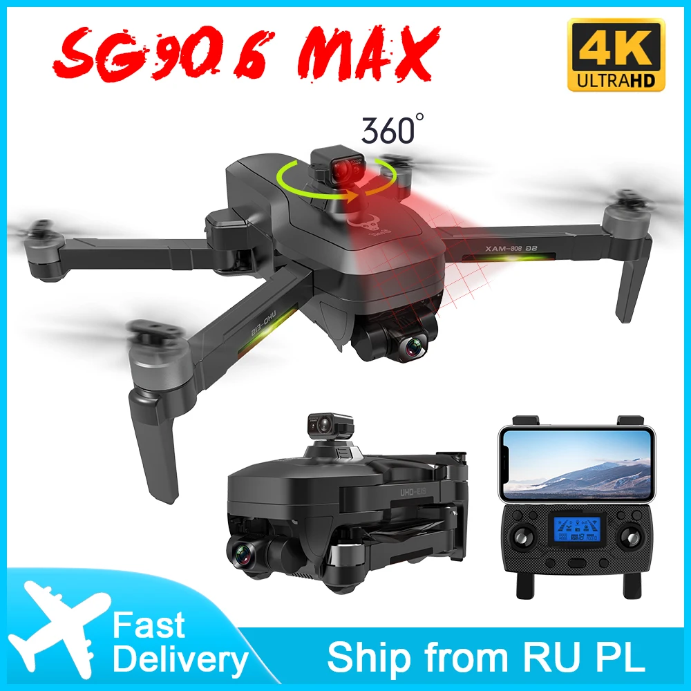 Квадрокоптер SG906 Max с камерой 4K HD и поддержкой GPS Wi Fi|Квадрокоптеры камерами| |