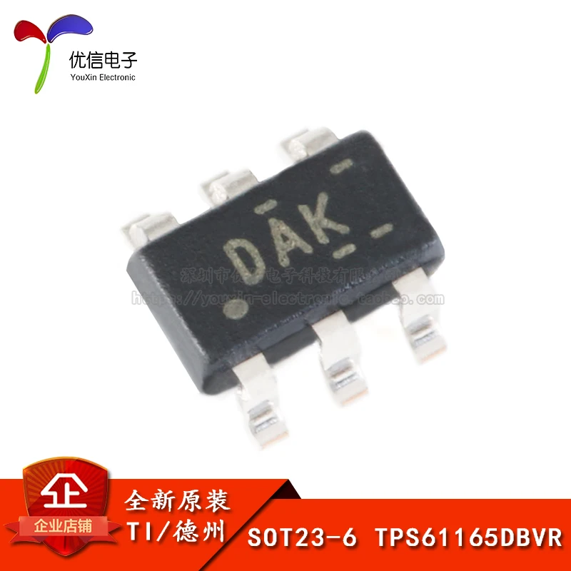 Оригинальный патч TPS61165DBVR SOT23-6 Белый светодиодный повышающий преобразователь |
