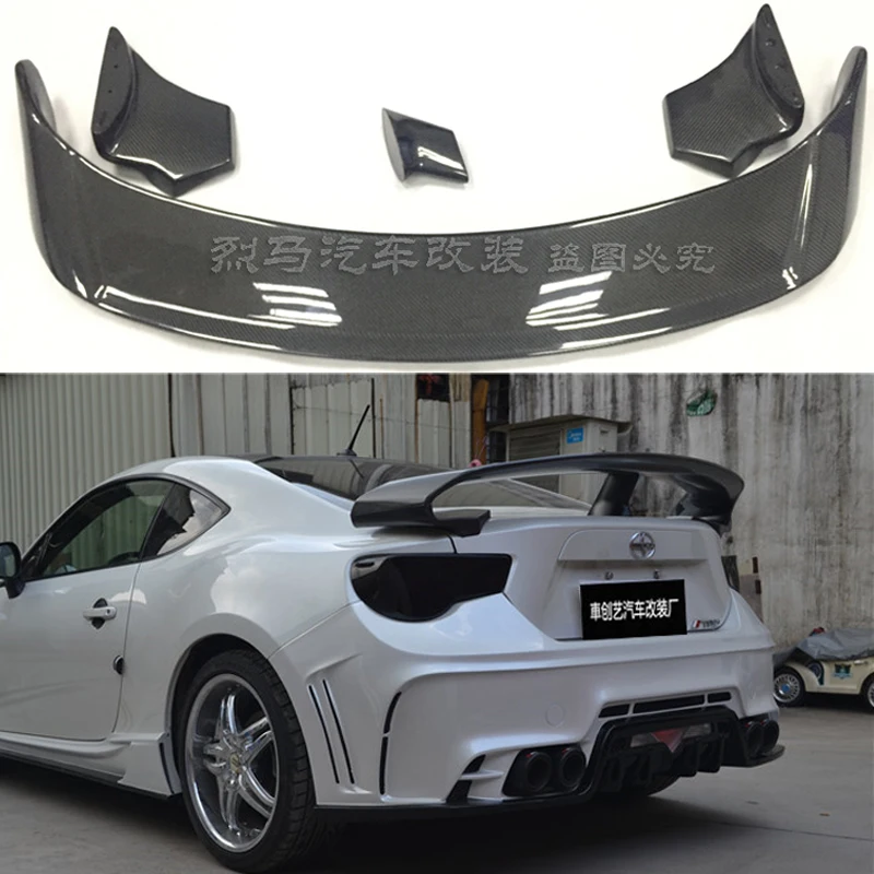 

GT86/ BRZ ROWEN Style Spoilers For Toyota 86/BRZ TOMMYKAIRA Carbon & Fiber Trunk Spoiler
