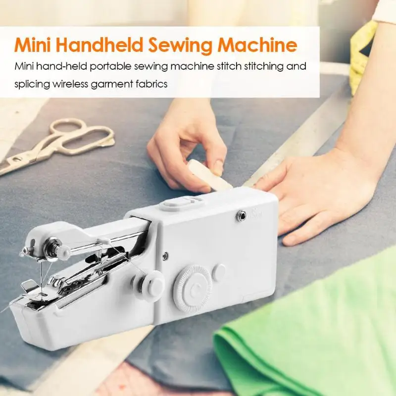 Мини Ручные Швейные машины портативные DIY рукоделие батареи домашние