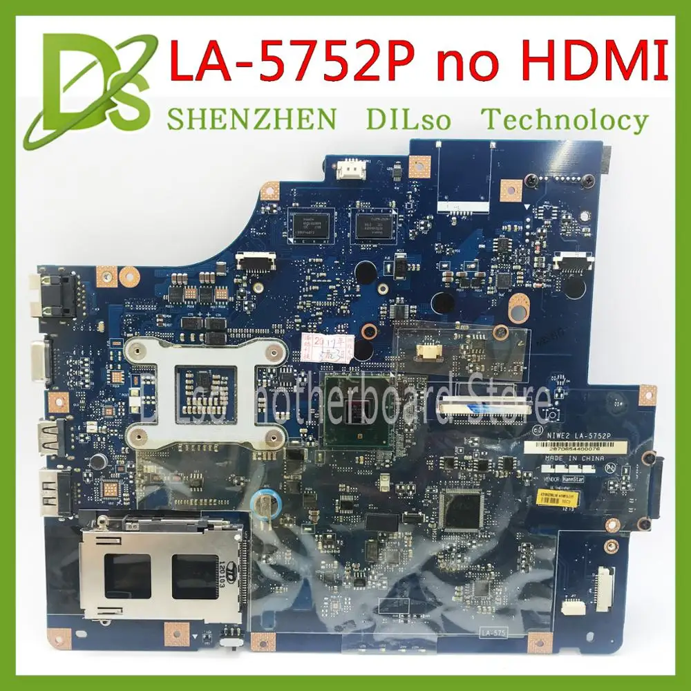 KEFU LA-5752P материнская плата для Lenovo G560 Z560 ноутбука (без порта HDMI) Тестовая |