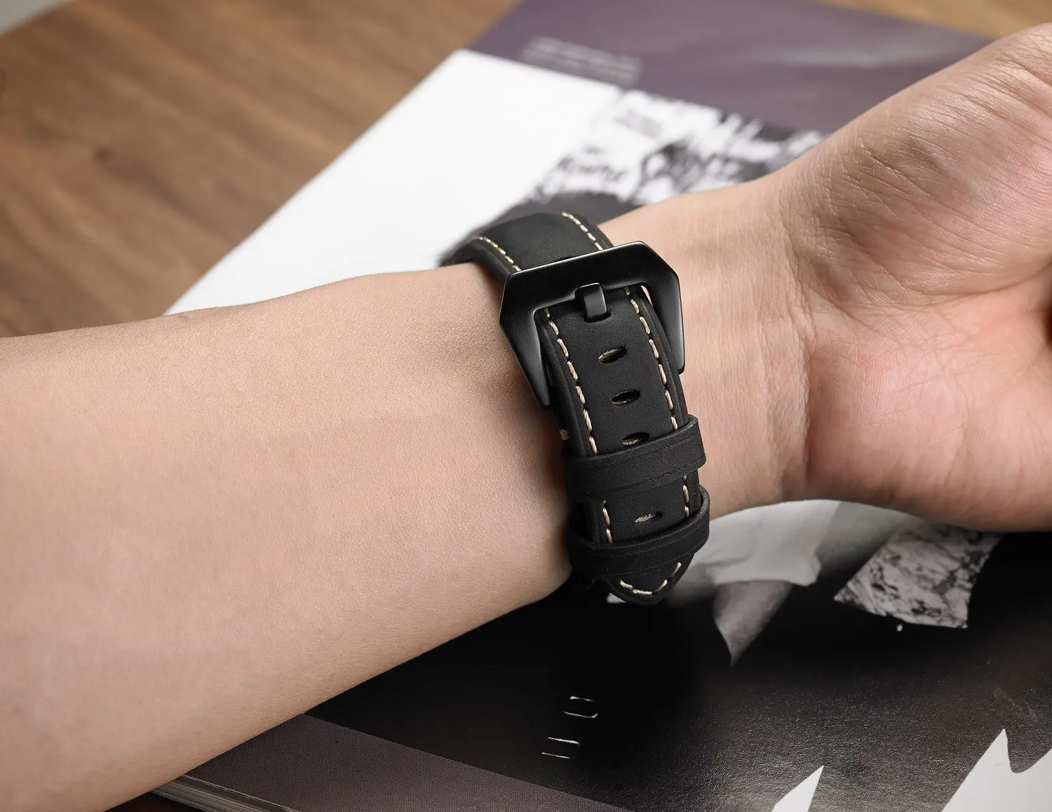 Ремешок из натуральной кожи для часов Huami Amazfit Pace браслет PACE / Stratos 2 2S 3/ GTR 22