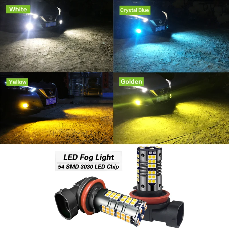 2 светодиодный т. светодиодсветильник Противотуманные фары H11 лампа Canbus без