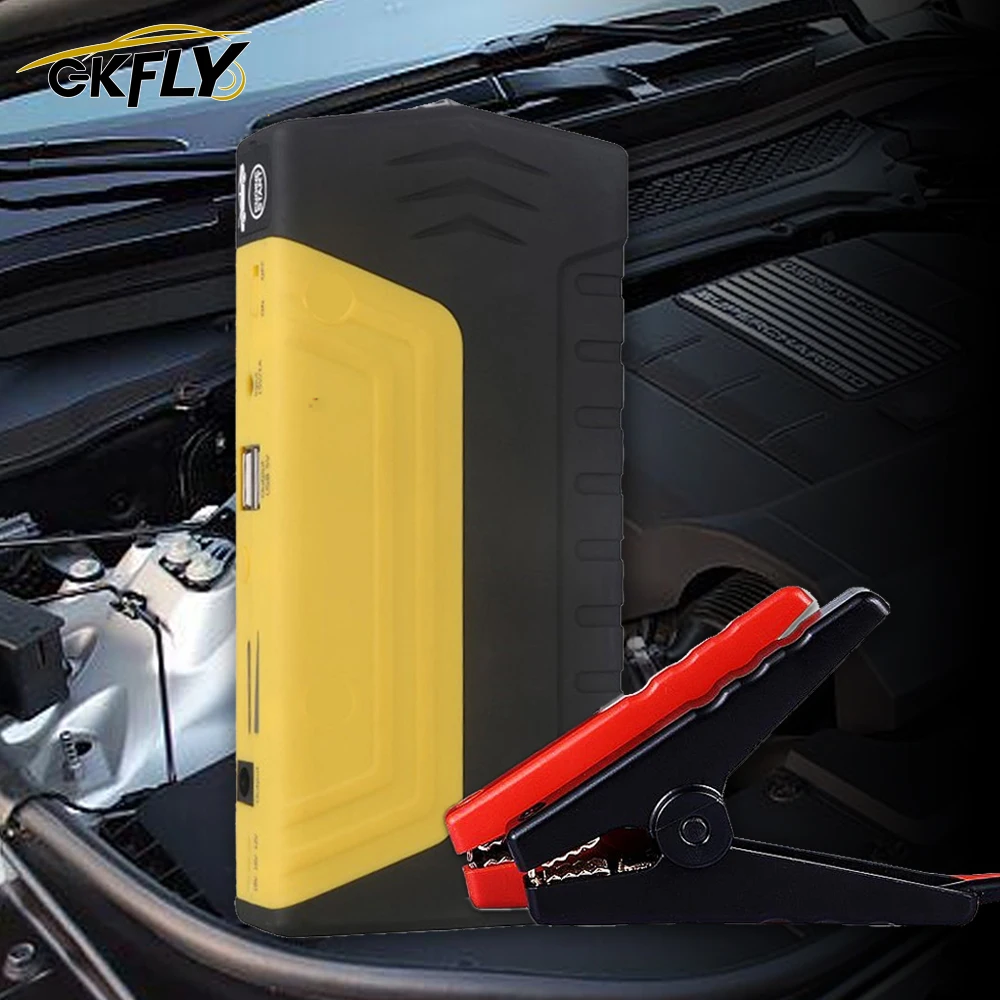 

GKFLY High Capacity 12V Car Jump Starter Power Bank 600A Portable Starting Device Car Battery Booster Charger Buster Car Starter
